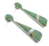 Southwest Turquoise And Sterling Silver Post Earrings RX54827